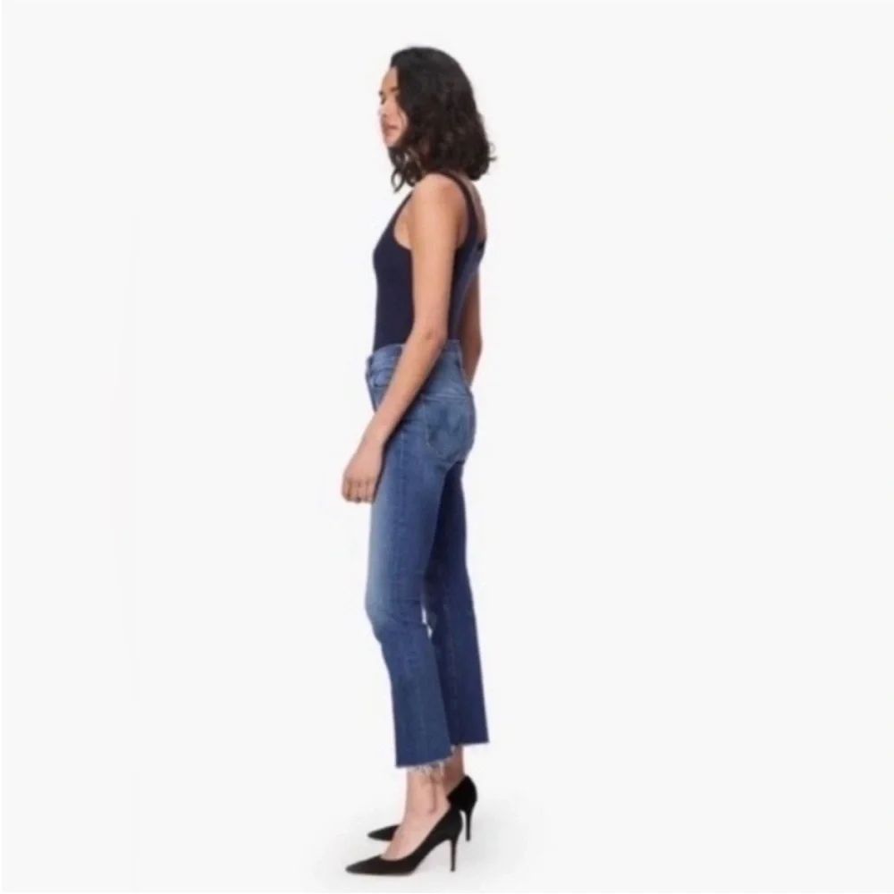 Mother Jeans The Hustler Ankle Fray in Big Sky